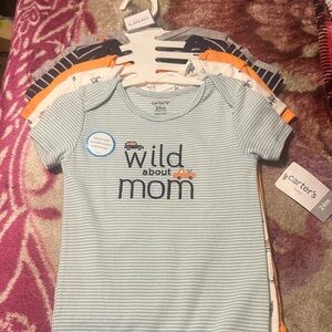 Carter's Multicolor Baby Bodysuit Set with Graphic
